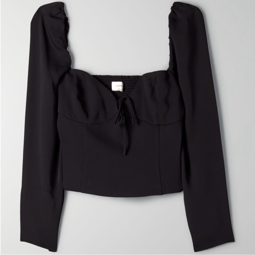 Wilfred novella blouse black size XL